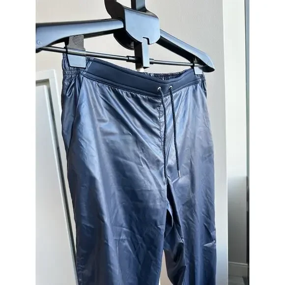 Nike Men's Navy Blue Track Pants Drawstring Elastic Waist Size S - Picture 2 of 10